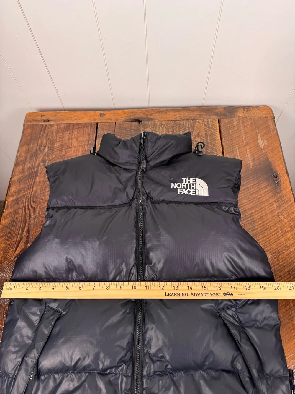The North Face Men’s Small Black Nuptse 700 Goose Down Puffer Vest